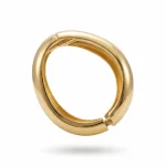 بنگل-خمیده-طلایی-استیل-کد-BN105
