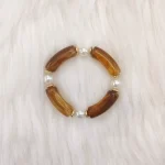 دستبند کشی طرح زارا قهوه ای کد BR108 - تصویر 4