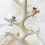 گوشواره ایرکاف طرح جغد کد ER102 - تصویر 5
