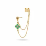 گوشواره ایرکاف زنجیری طرح گل کد ER104