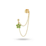 گوشواره ایرکاف زنجیری طرح گل کد ER108