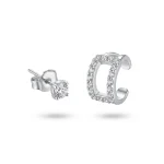 گوشواره ایرکاف نگین دار کد ER110